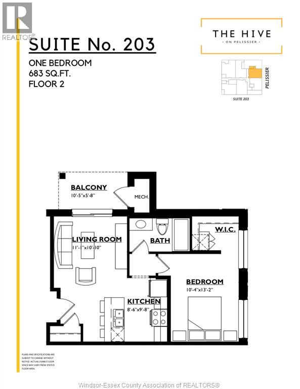 Unit 203 - 531 PELISSIER STREET, Windsor 3