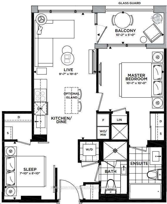 Unit 901W - 27 Bathurst Street, Toronto 2