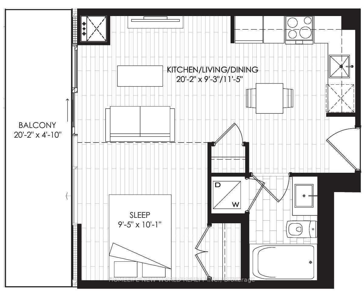 Unit 1213 - 160 Flemington Road, North York 2